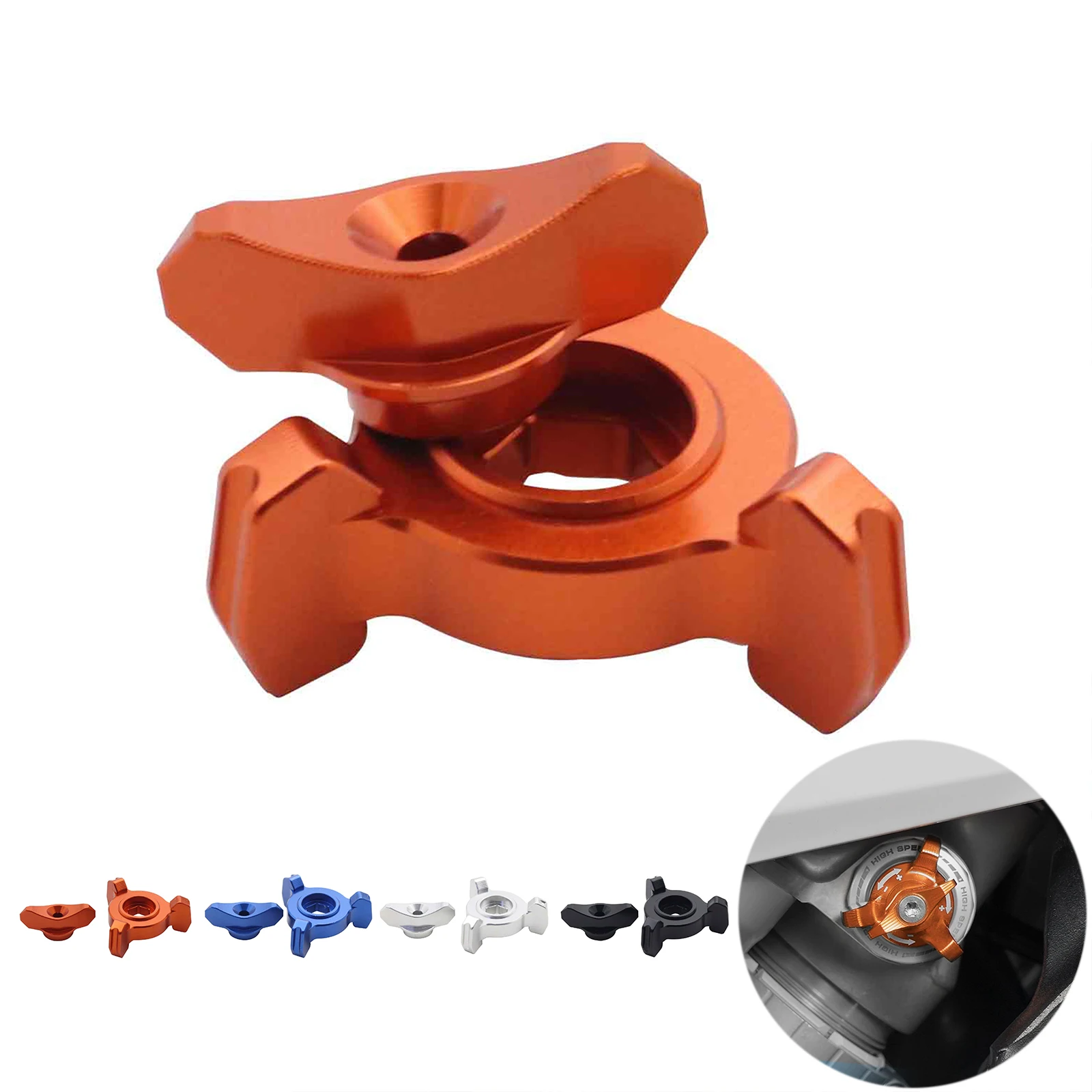 

CNC Rear Shock Absorber Adjuster For GasGas EC300 EC250 MC125 MC250 EX300 EX250 EC MC EX 250F 350F 450F ES 350 500 2024-2025