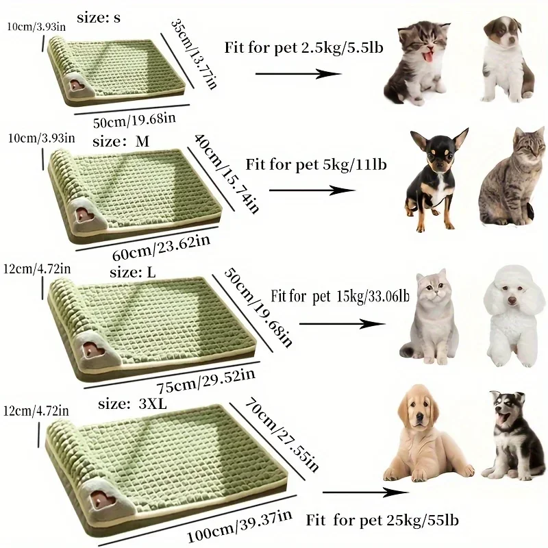 Factory Direct Compatible with1pc Dog Mat, Four Seasons Universal Kennel, Sleeping Nest with Winter Removable and Washable Floor