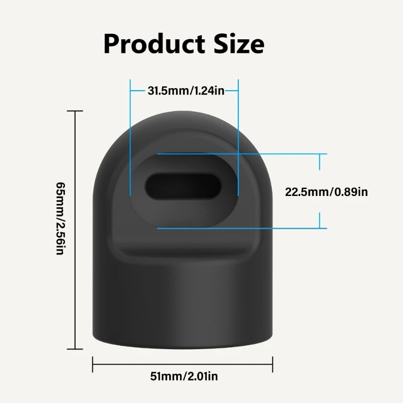 Space Saving Tool Less Installation Eyewear Display Stand Stable Base Charging Dock for Modern Wearable Accessories