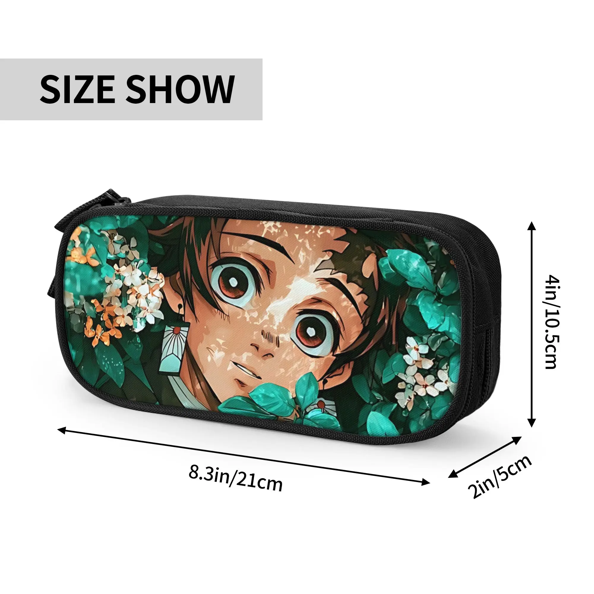 Custom Demon Slayer Large Capacity Bags for Child shounen manga Handheld Study Bag for Boys Gilrs Kids