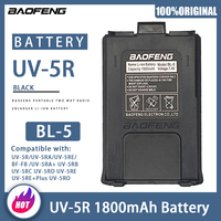 Original Baofeng Radio UV5R Battery 1800mAh Rechargable Battery For Walkie Talkie F8+ UV5R UV-5RA UV-5RE Two Way Radio Parts