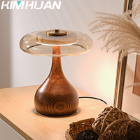 French style Wooden Creative Table Lamp Mood light Bedroom Decoration Bedroom Study Night Table Lamp Led desk lamp