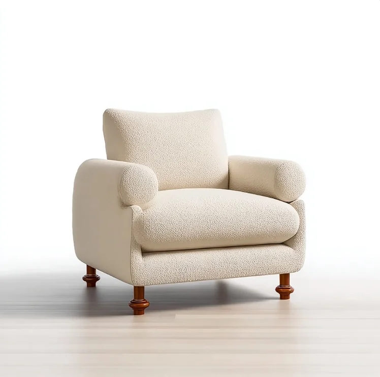 #Modern Fabric Leisure Chair With Sofa Bed Function Durable Design For Hotels And Living Rooms