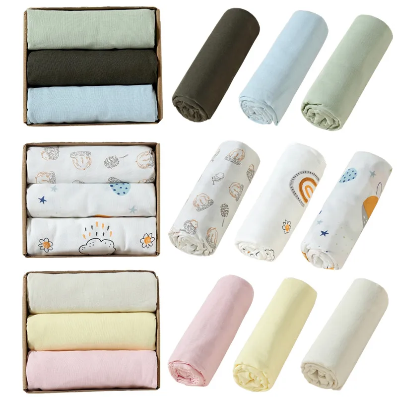 

3 PCs Soft Cotton Gauze Baby Bath Towels Muslin Newborn Shower Towel Washcloths Breathable Boy Girl Face Towel Swaddle Blanket