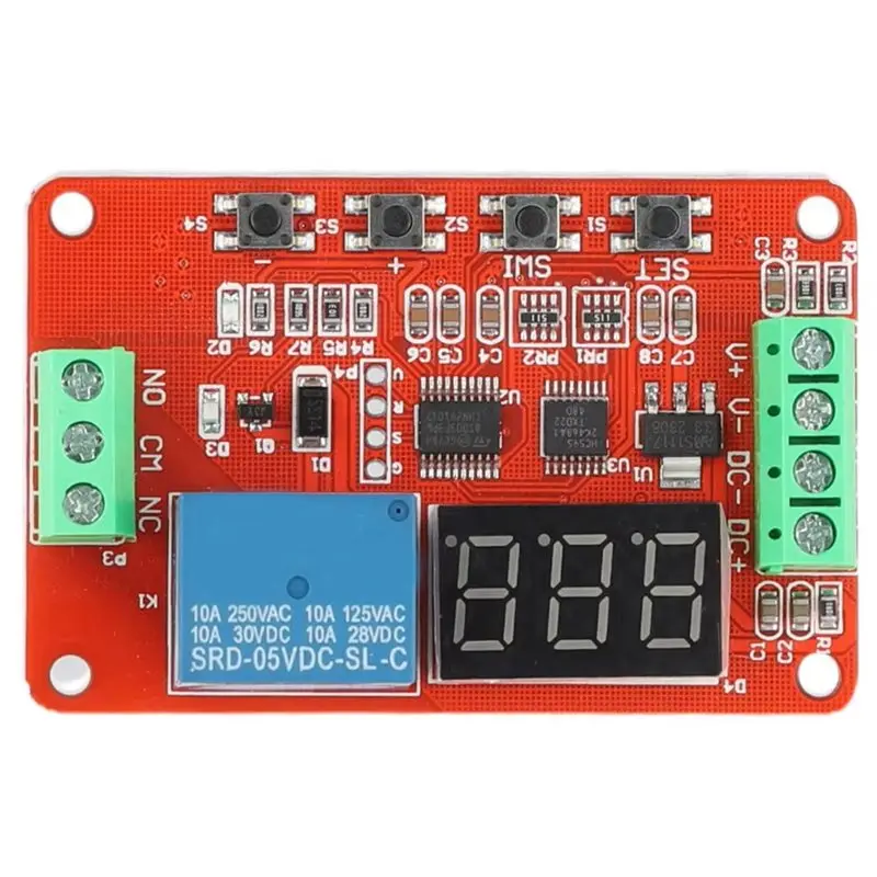 DC 5V 12V 24V DVB01 Digital Voltage Comparator Module Voltage Measurement Charge Discharge Monitoring System