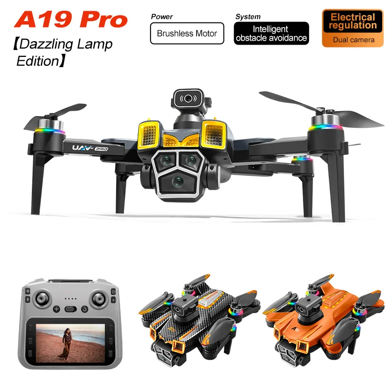 

2025 Pro MAX GPS Drone 8K Professional HD Camera 5G WIFI FPV 360° Obstacle Avoidance Brushless Large Screen RC Quadcopter