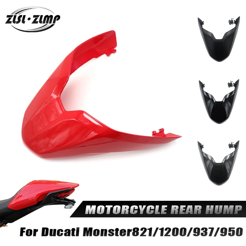 

Для Ducati Monster 821 937 1200 950 чехол на заднее пассажирское сиденье мотоцикла жесткий капот горб обтекатель аксессуары