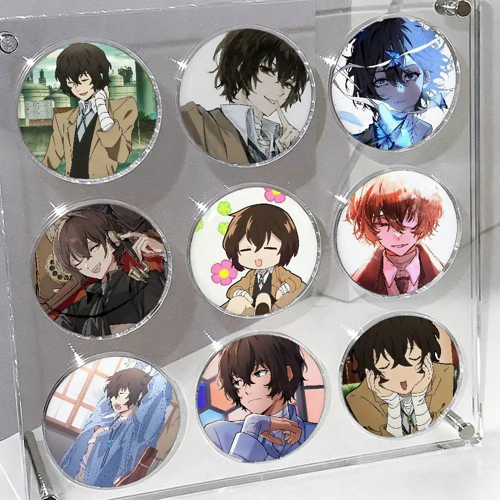 Osamu Dazais Badges Tinplate Soft Button Pin Brooch Metal Badge Custom Jewelry Accessories Hat Bag Lapel