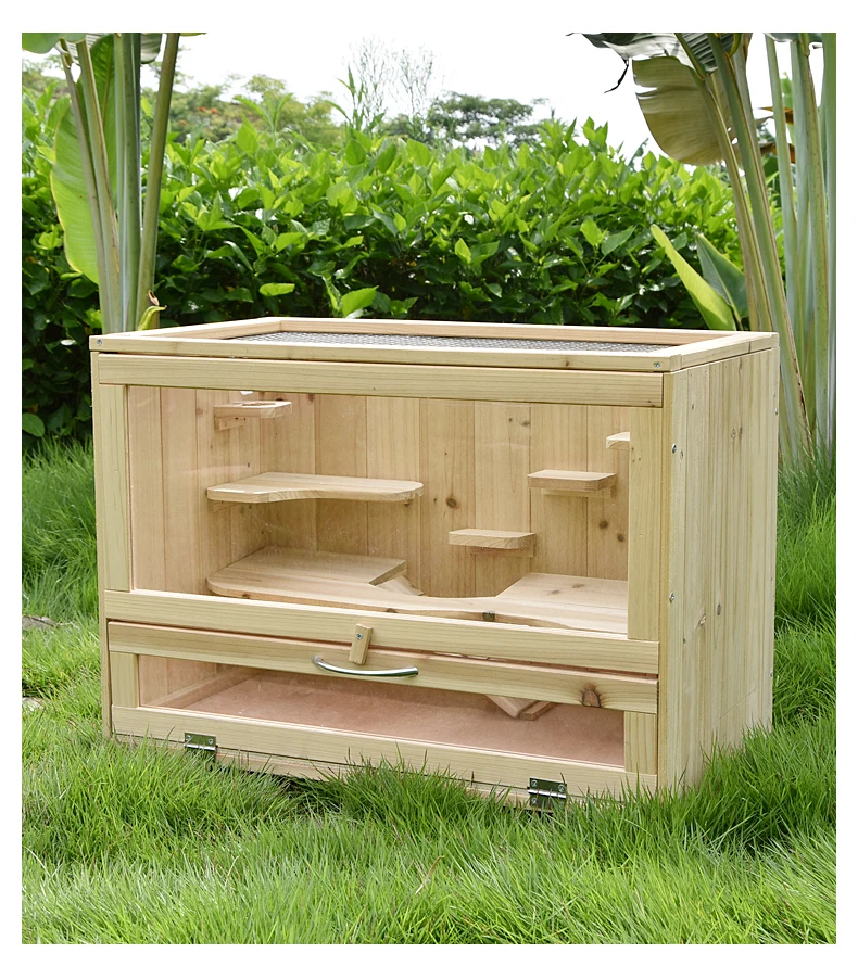 

Solid Wood Hamster Cage, Honey, Kangaroo, Totoro Nest, Guinea Pig, Squirrel, Toy 1 Order