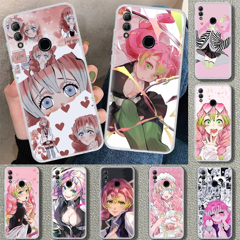 Mitsuri Kanroji Kimetsu No Yaiba Phone Case Cover For Huawei Honor 10 Lite 9 8S 8A 8X 9X Y5 Y6 Y7 Y9S P Smart Z 2019 20 Pro 7X 7