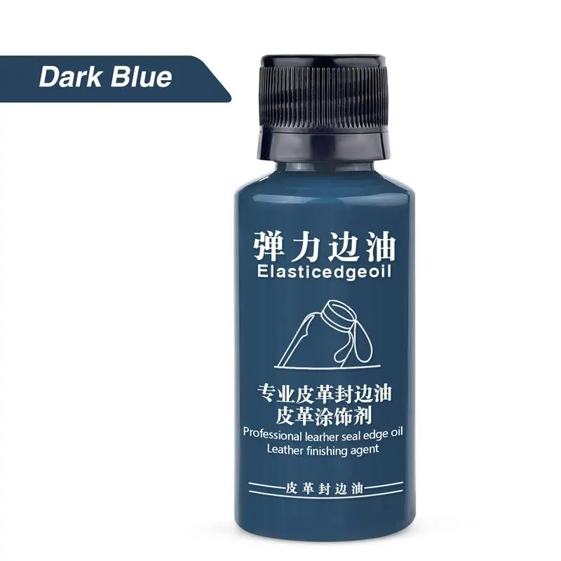 30ml matte elastische Kanten versiegelung Öl Leder farbe DIY Leder kanten farbe Lederwaren Renovierung Trimm kanten versiegelung pigment