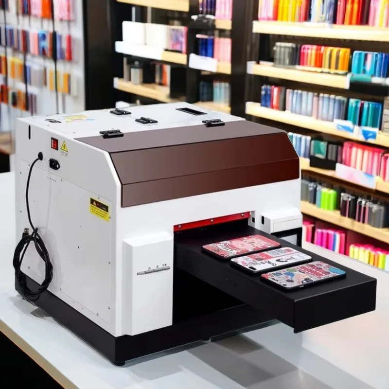 Small Desktop Digital A4 Uv Flatbed L800 Mobile Cover Printer Print on Demand Phone Case Printing Machine UV Printer