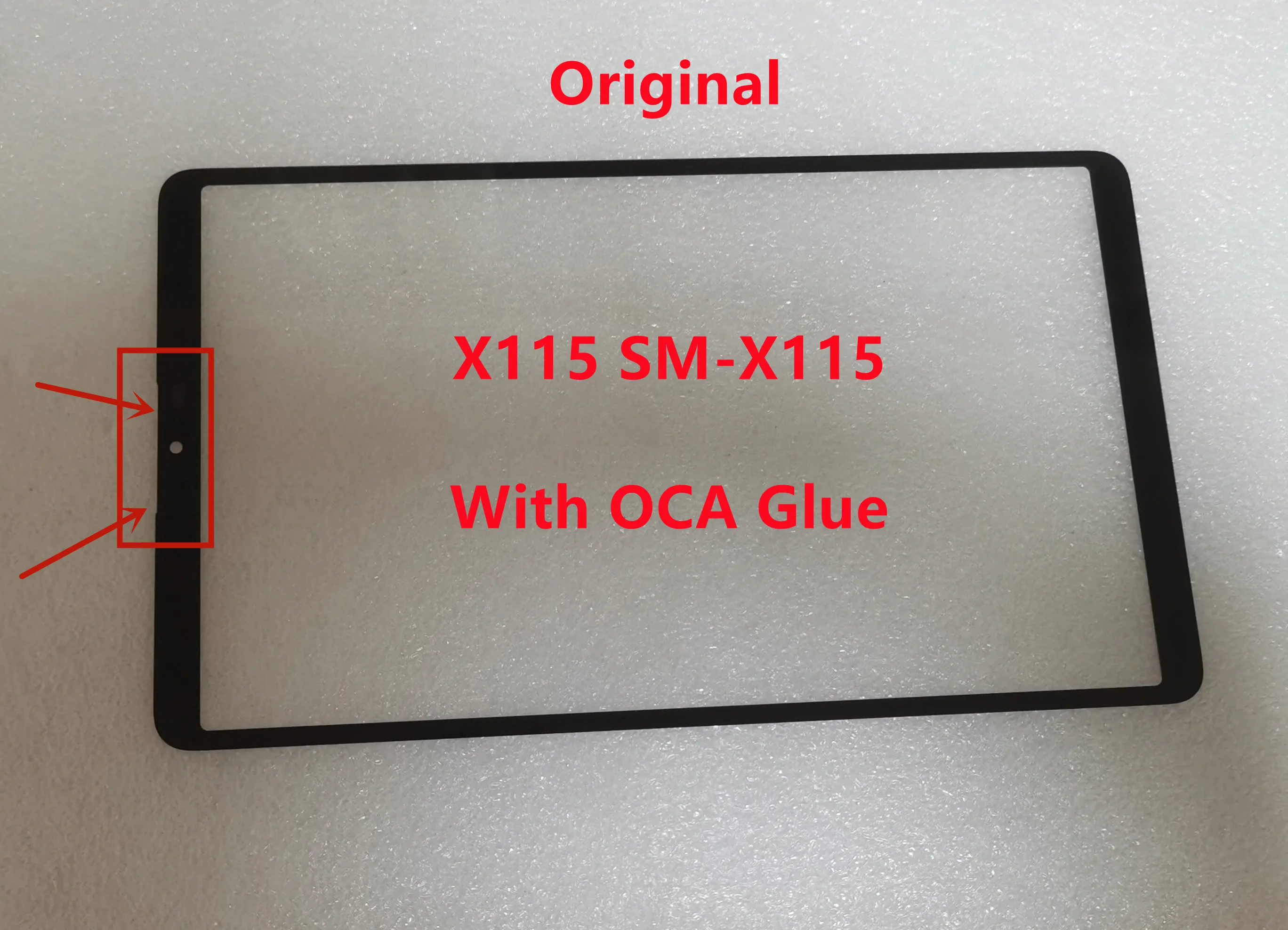 New 8.7'' Inch For Samsung Galaxy Tab A9 SM-X110 SM-X115 X110 X115 Touch Screen Panel Front Glass With OCA Glue 100% Test