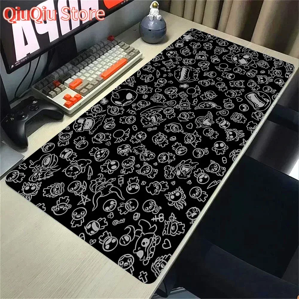 

Аниме The Binding Of Isaac Коврик для мыши Игровая клавиатура с замком по краям Коврик для мыши Компьютерные аксессуары Нескользящие настольные коврики Шкаф для ПК Коврик для мыши