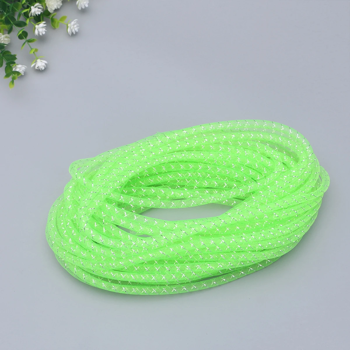 

Polyester Mesh Tubing Cord for Bracelets Necklaces DIY Crafts Jewelry Making Hair Accessories Yarn Net Braid Stretchy Rope