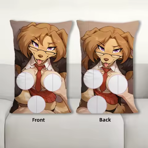 R18+ Dakimakura Anime Erilas_twokinds Pillow Cover Sofa Cushion Double-side Print Throw Pillow Case 40X60cm