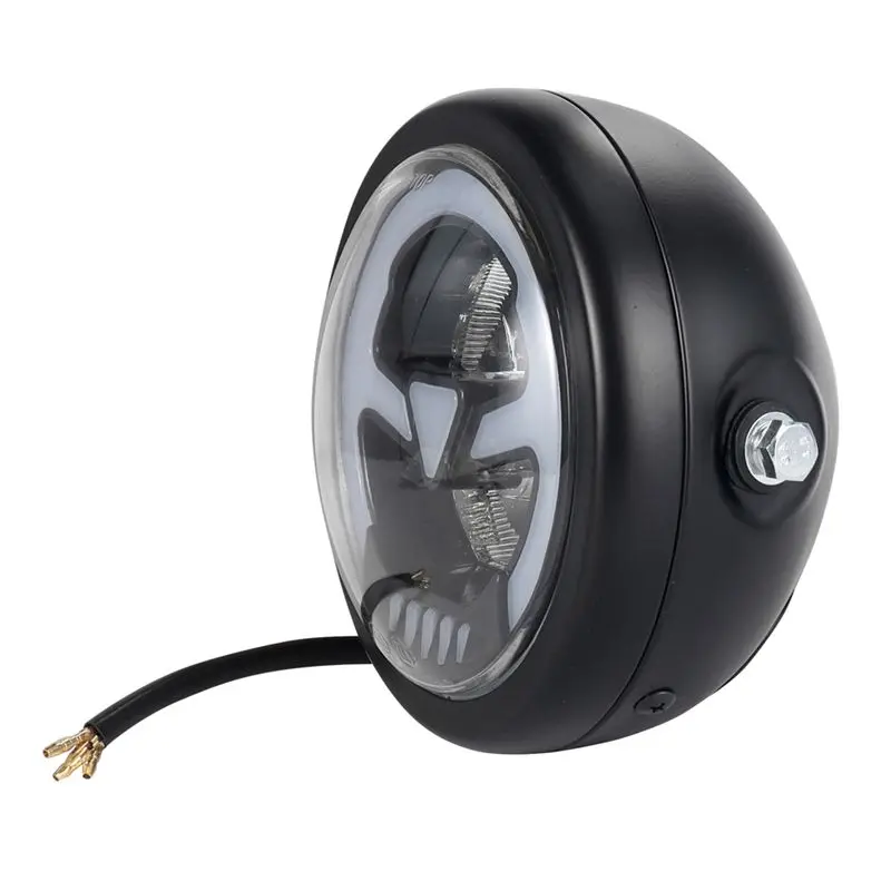 Leading-Edge-Motorcycle 6.3 Inch Headlight 35W LED Motorcycle Headlamp Motorcycle 6.3 Inch Round Headlight