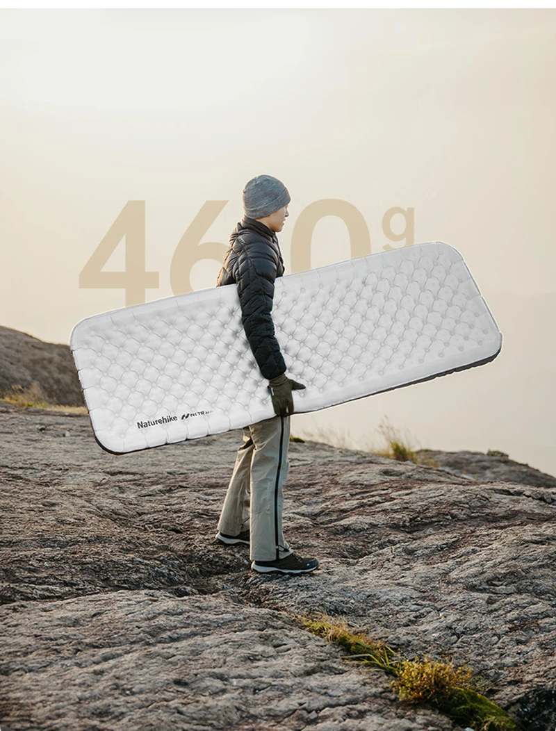 Naturehike R-Wert 6.5 Isolierte Schlafmatte Ultraleichte Aufblasbare Camping-Luftmatratze Verdickte Matte für Winterwanderungen – Detail 7