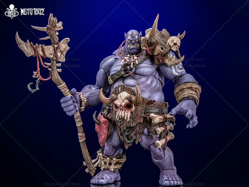 Pre Stock 1/10 Scale Dark Magic Continent Cannibal Tribe Orc Prophet 9-inch Full Set Action Figure Soldier Model Toys  METYTOYZ