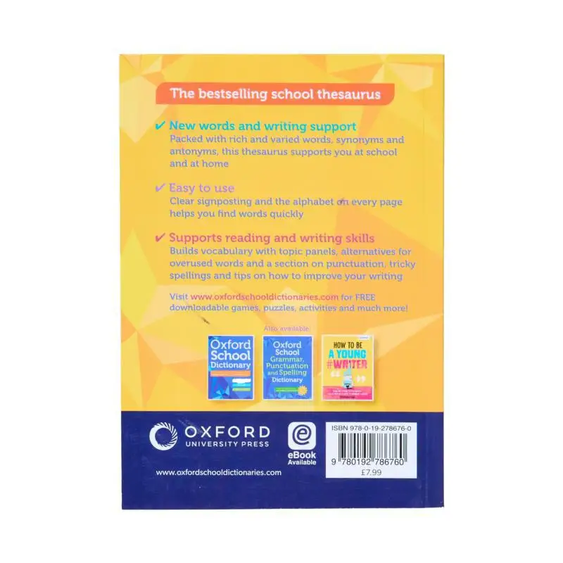 كتاب أكسفورد مدرسة ثيسوروس أكسفورد جامعة أكسفورد 9780192786760