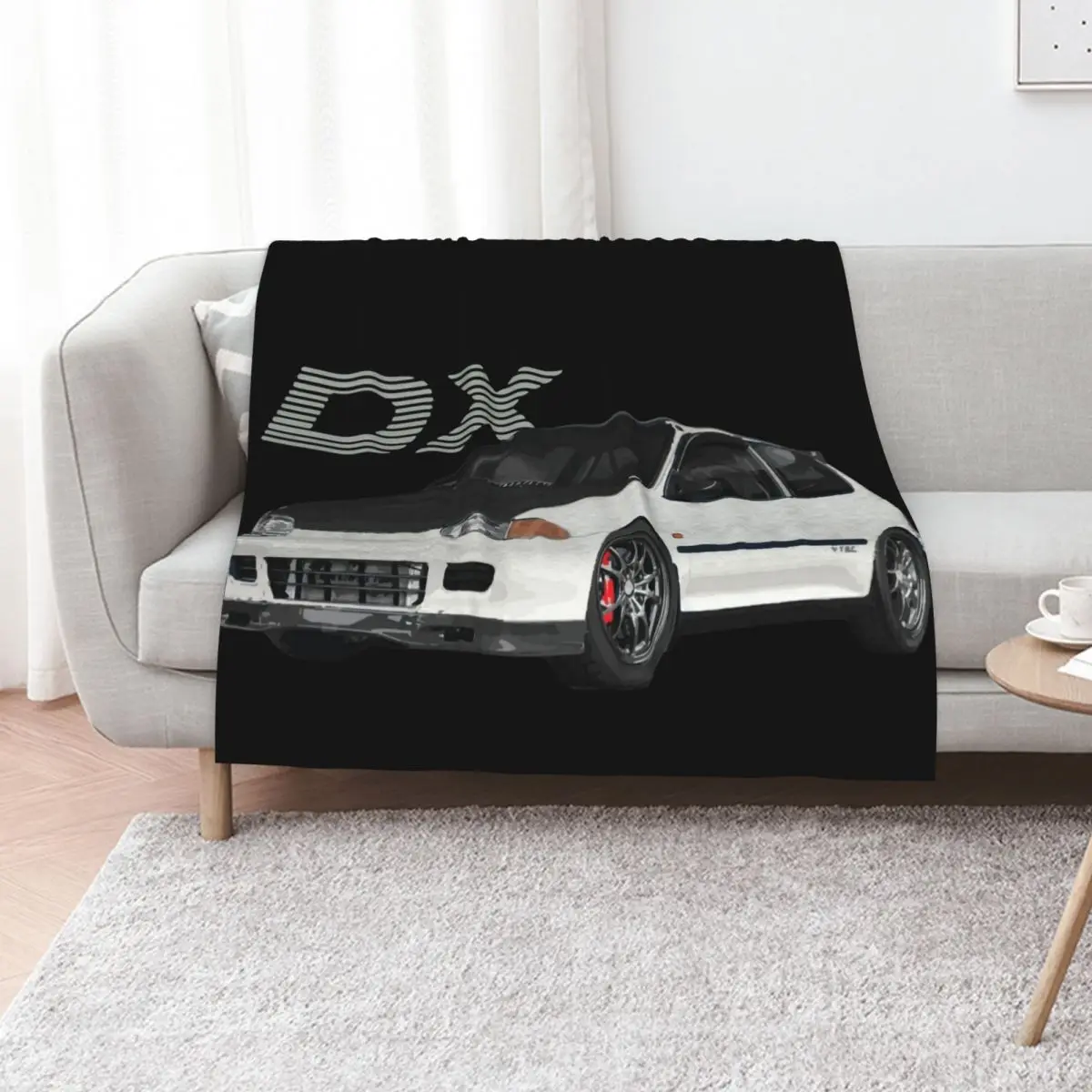 EG hatch B16 DOHC VTEC Throw Blanket Hairy halloween wednesday sofa bed warm winter For Sofa Thin Blankets