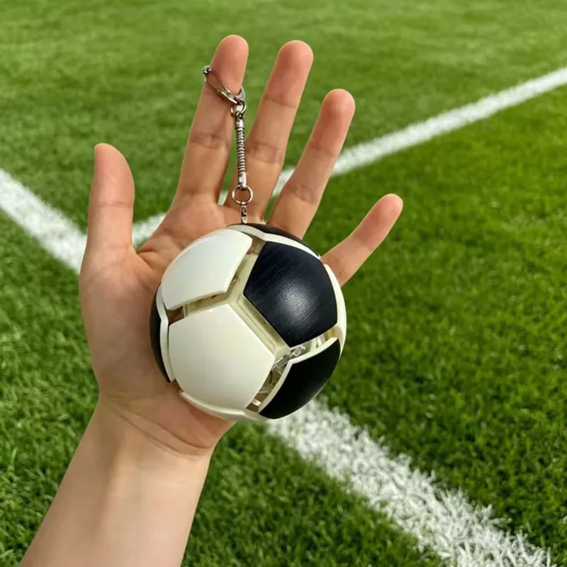 2026 New football Pressable keychain bag pendant toy for relieving stress and anxiety