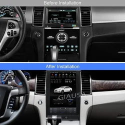 8+128 For Ford Taurus 2010-2018 Tesla Radio Screen Car GPS Navigatio Auto Multimedia Player Radio Tape Recorder Headunit Carplay