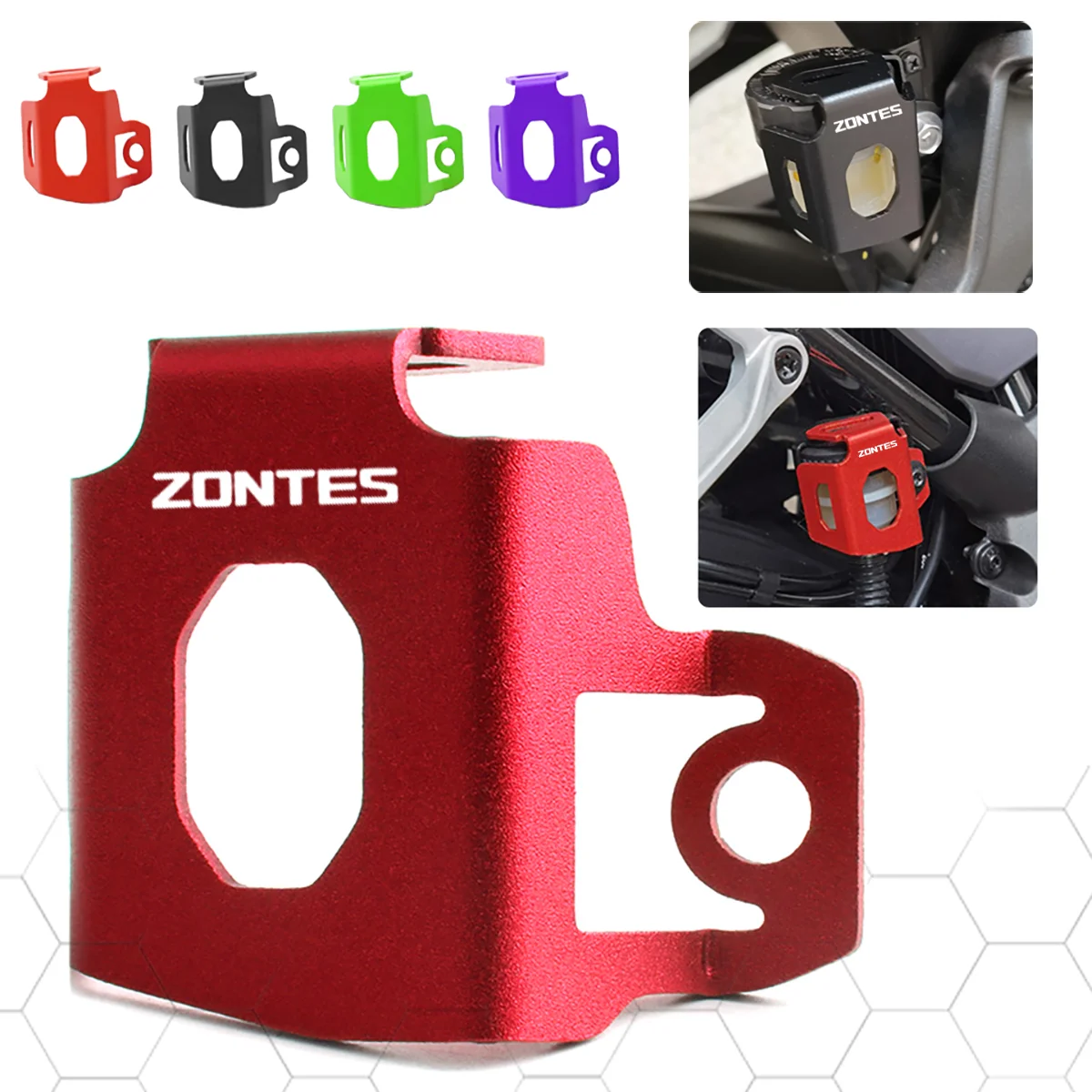 ZT125 Motorcycle Oil Cup Cover Protector Rear Brake Pump Fuel Tank Cover For Zontes 125 ZT125-G1 ZT125 ZT125-G2 125-U 125