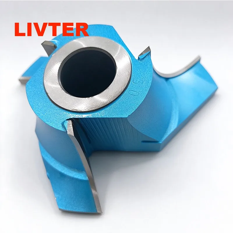 LIVTER Woodworking Shaper Cutter Quarter Round Radius Profile Milling Cutter Tungsten Carbide Blade Spindle Moulder Cutter