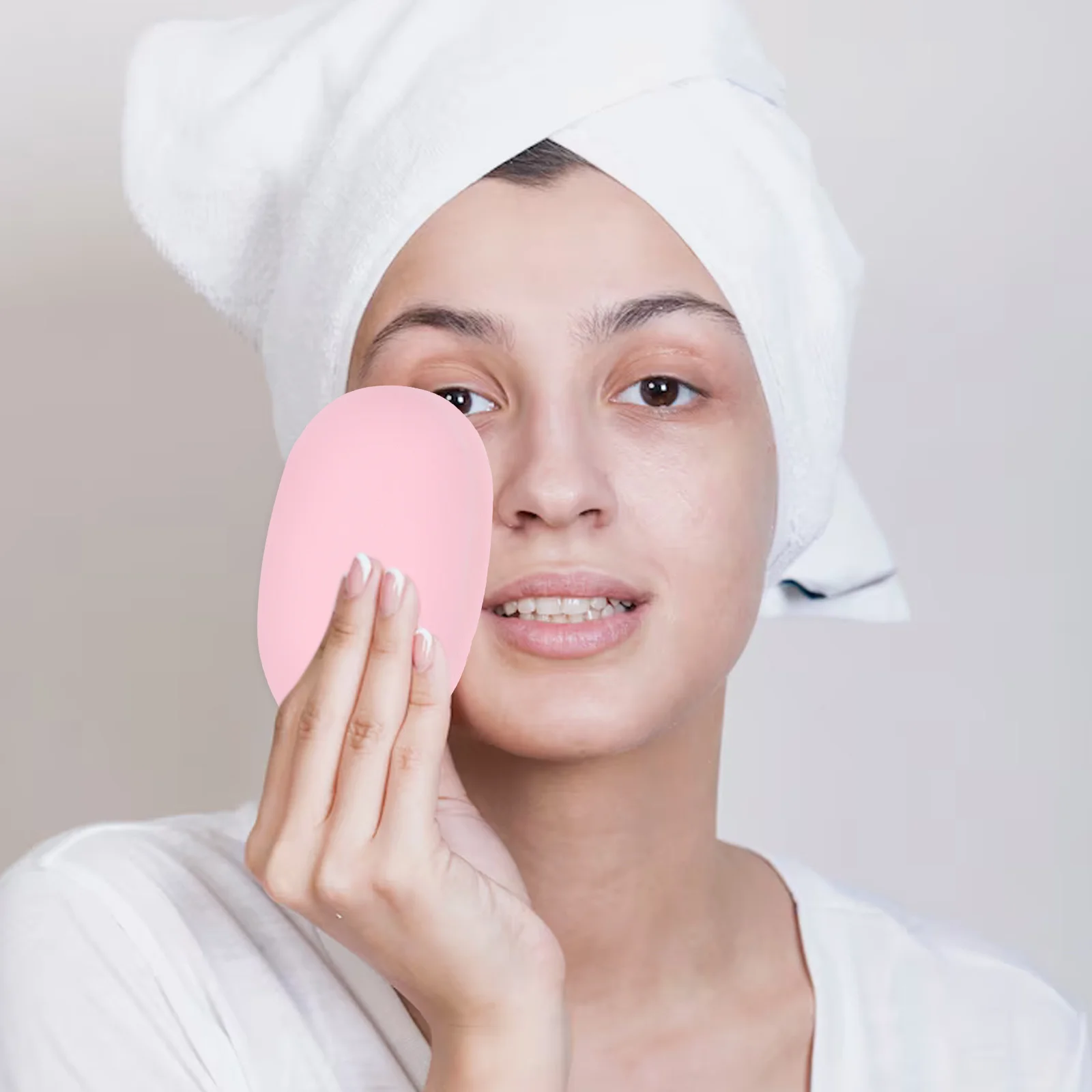 5 pcs Facial Natural Makeup Puff Cleansing Facial Sponge Tool for All Makeup Puff Types Removing