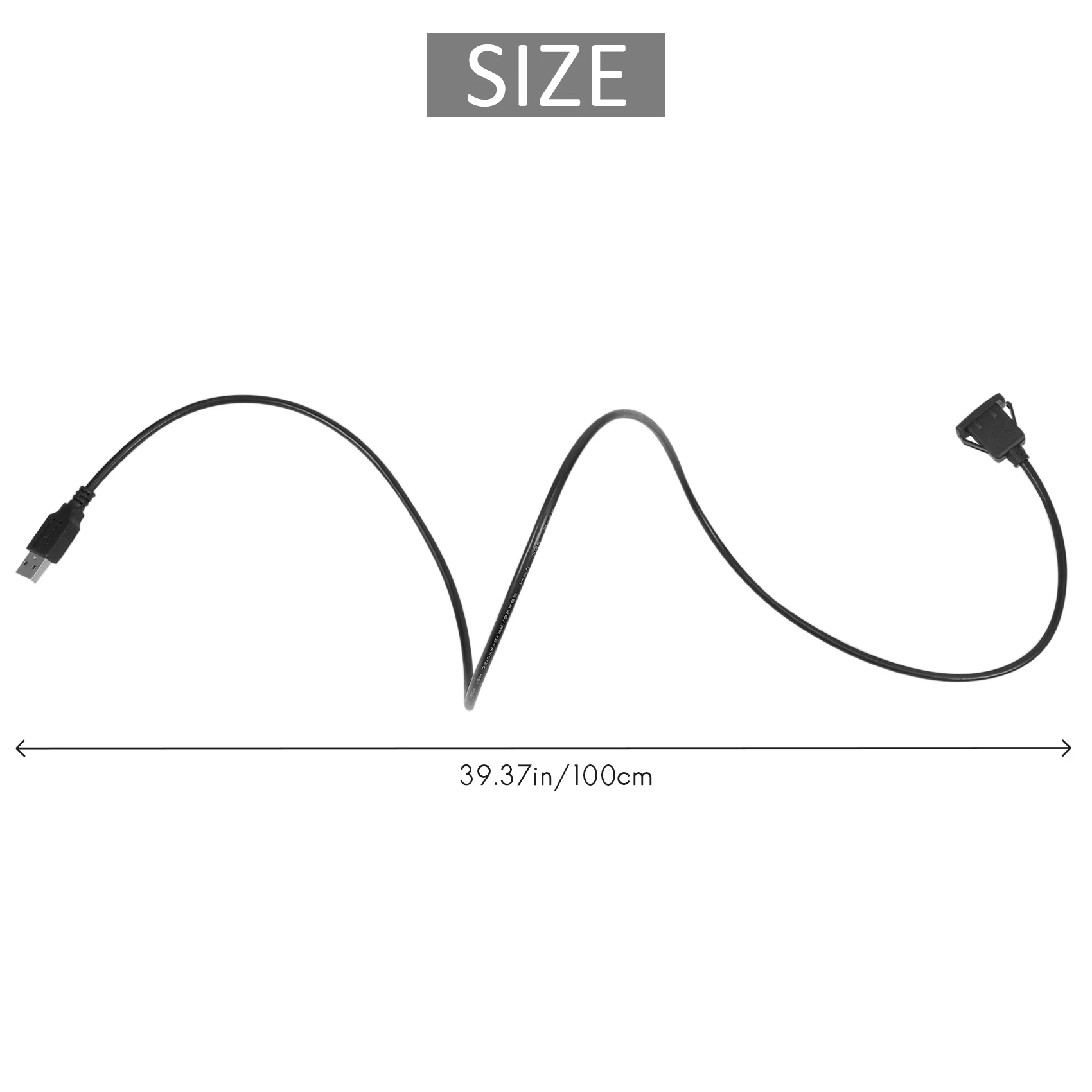 AD41-Car Dash BOARD Flush Mount USB ชายหญิง SOCKET แผงขยายสาย