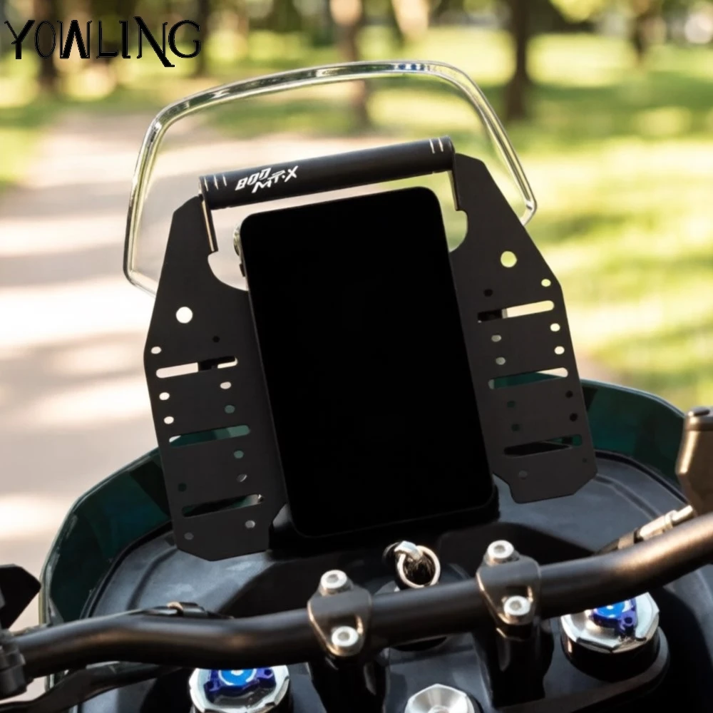 

800MT-X 2026 GPS Navigation Bracket Support For CFMOTO 800MTX 800 MT-X 2024 2025 Mobile Phone Extension Bar Holder 800 MTX
