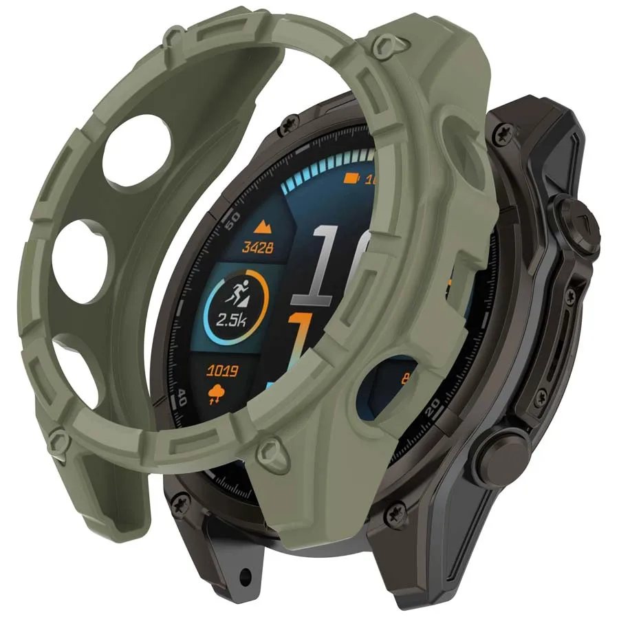 Custodia protettiva in TPU morbido per Garmin Fenix 8 51mm 47mm 43mm Custodia per orologio Shell Frame Paraurti per Garmin Fenix 8 Accessorio protettivo