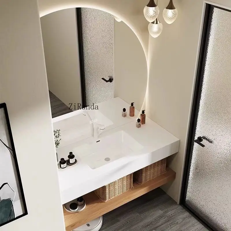 Mobili moderni Mobiletto da bagno Bagno Specchio per il trucco Lavandino da bagno