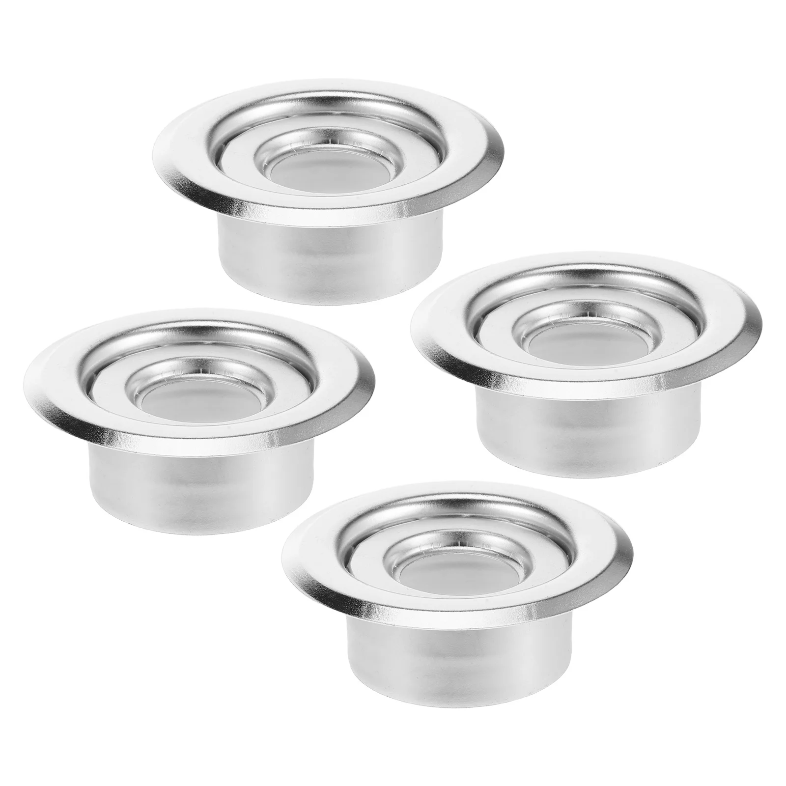 4 قطعة لوحة شعار النار 26 مللي متر ثقب داخلي غطاء راحة حلقة الكسوة للسقف الاستخدام التجاري السكني رئيس Escutcheon النار