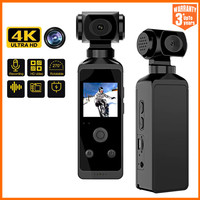 4K HD Wifi Mini Action Camera Waterproof 270° Rotatable Pocket Sports Cam Anti Shake for Travel Bicycle Driver Recorder
