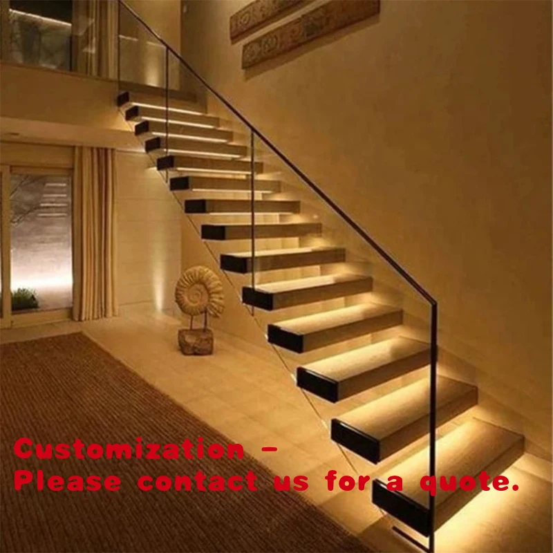 custom.Space Saving Compact Apartment Loft Floating Stair