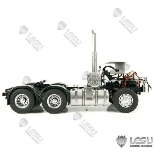 

Lesu Metal Chassis Motor Servo 6*6 For 1/14 Tamiyaya 16 RC Tractor Truck Boys Toys Th16804-Smt2