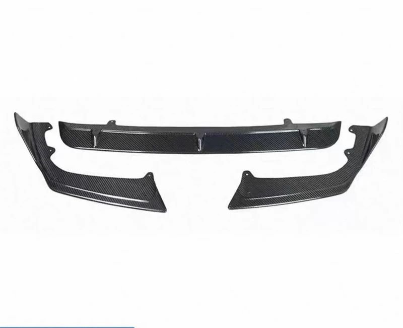 ل BMW F95 F96 X5M X6M 2019 2020 2021 2022 ReaI ألياف الكربون الجبهة حافة مصد السيارة المفسد عدة