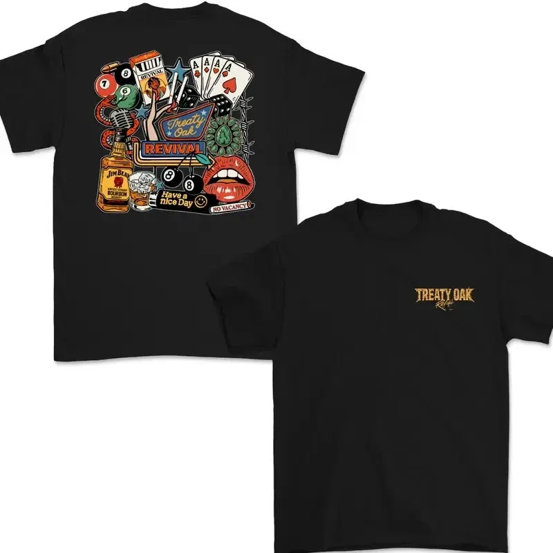 Treaty Oak Revival Tshirt, featuring retro-inspired graphics T-shitrt