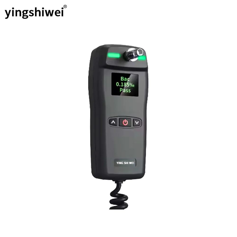 2024 Car alcohol tester connected to the car start program stop starting when alcohol content exceeds standard alcohol tester