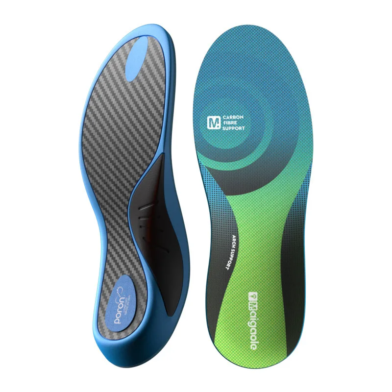Carbon Board Sportschuhe Einlegesohlen Badminton Lauftraining Schuhe Basketballschuhe Fußgewölbeunterstützung Rebound Widerstand gegen Verdrehen