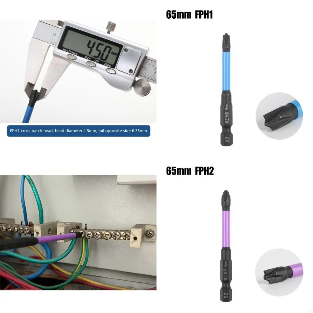 

H58C 65mm Special Magnetism Screwdriver Bit Alloy Steel Batch Head Nutdrivers