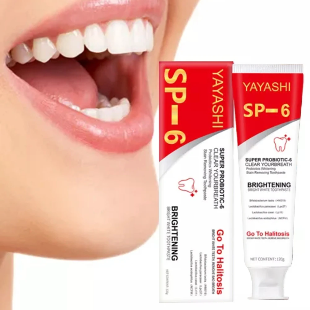 

120 г отбеливающей зубной пасты с пробиотиками зубной пятно зубной пасты.