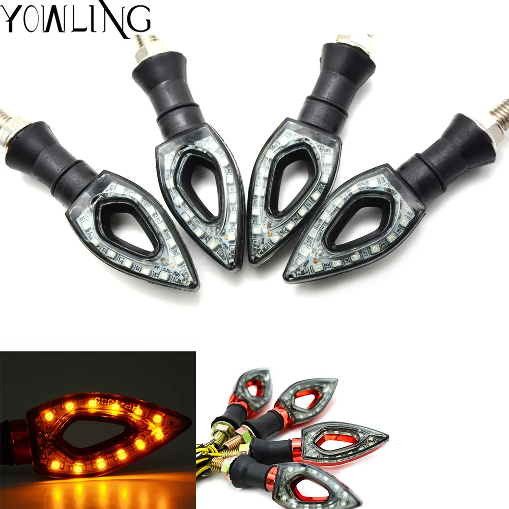 

Motorcycle turn signal indicator light plastic LED light for yamaha YZF R6 R3 R25 1999 2000 2001 2002 2003 2004 2005 2007 -2016