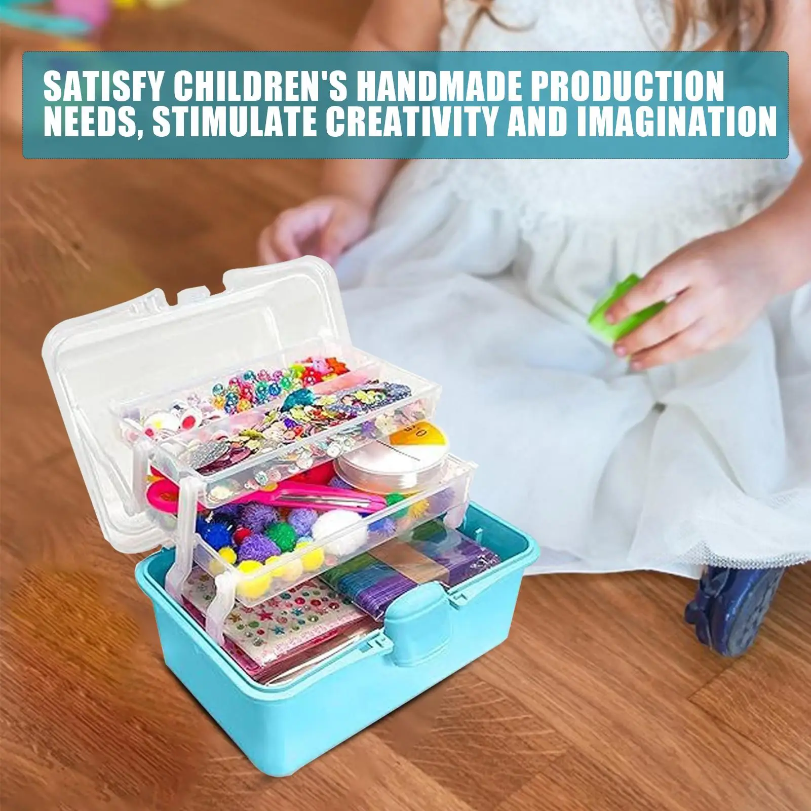 Suprimentos de artes e ofícios para crianças, materiais e materiais para crianças, coordenação mão-olho, atividades artesanais para