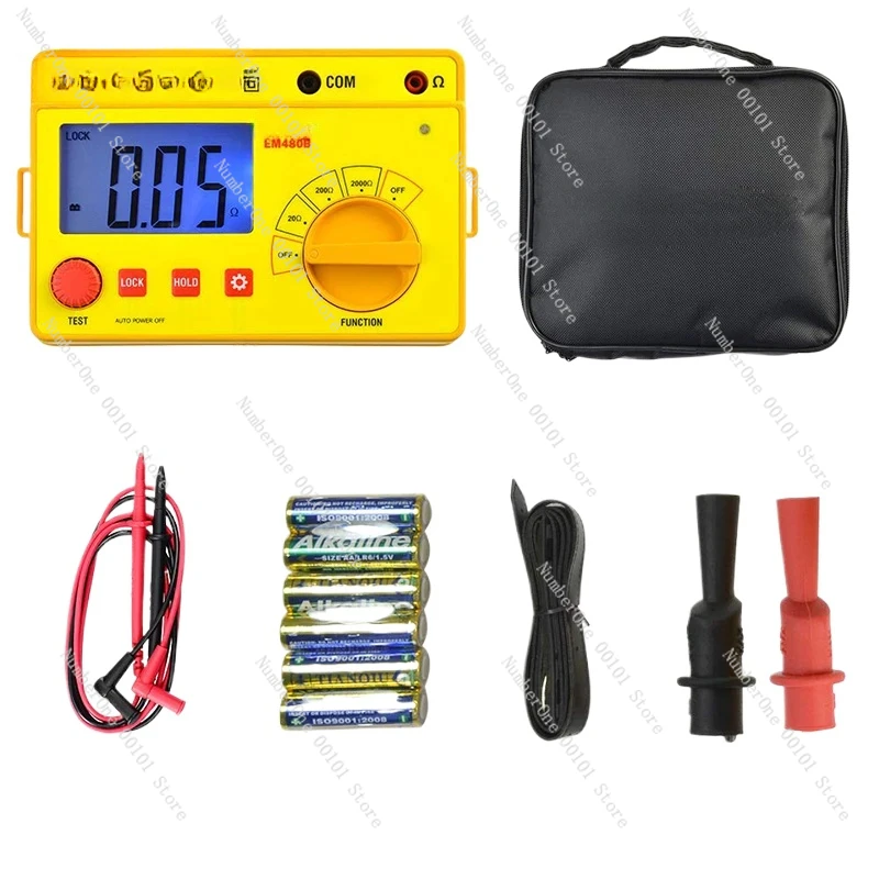 

Digital Insulation Resistance Meters Earth Audio Impedance Tester Handheld Megohmmeter Speaker Voice Resistor Ohmmeter LCD Backl