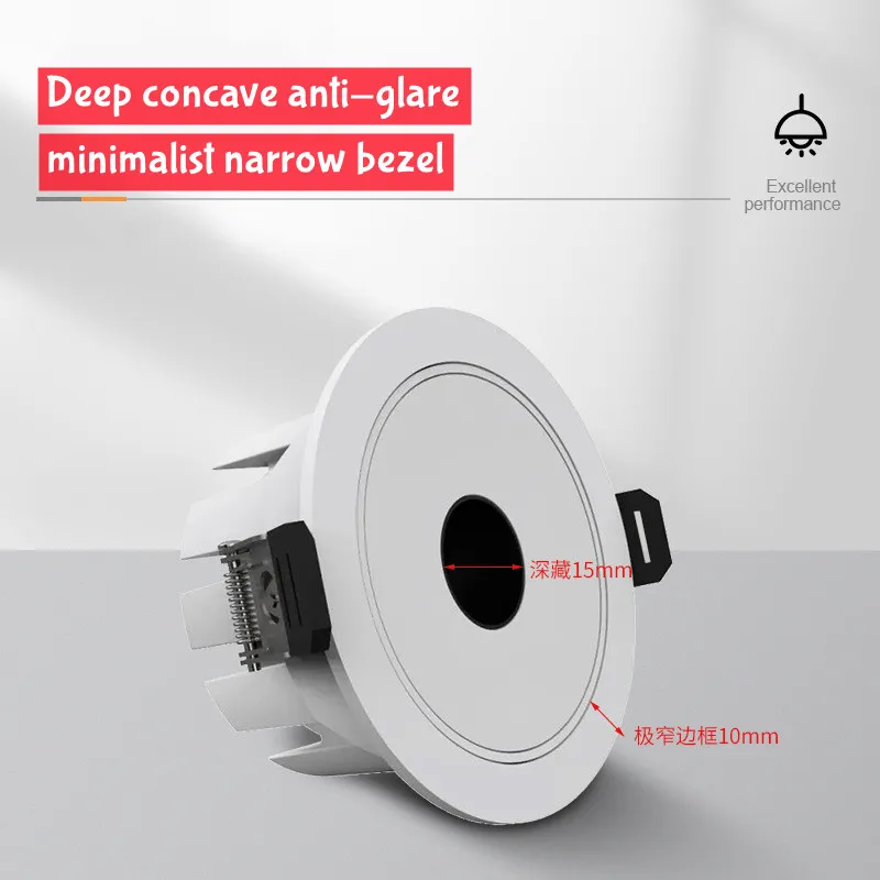 شعاع من الأضواء الكاشفة المدمجة في غرفة المعيشة، وسقف المنزل، وغرفة الشاي، والإضاءة المحيطة، وأضواء النازل LED لغرفة الطعام 5W7W