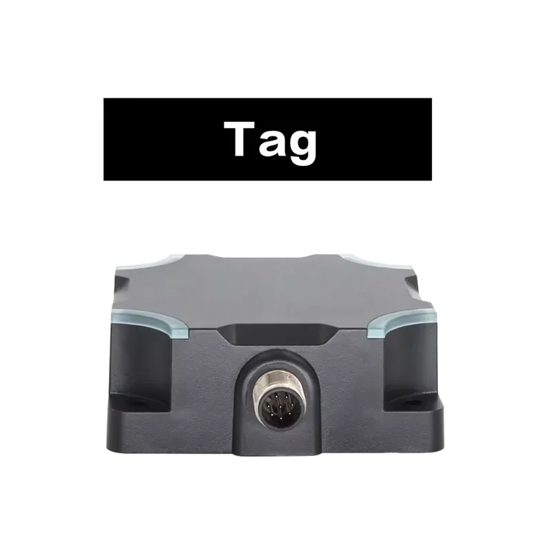 KRONZ RFID Square HF Reader Write Head 13.56MHz with TCP IP Port LED Display 5Pin M12 A Coded Male Connector HF Read Write