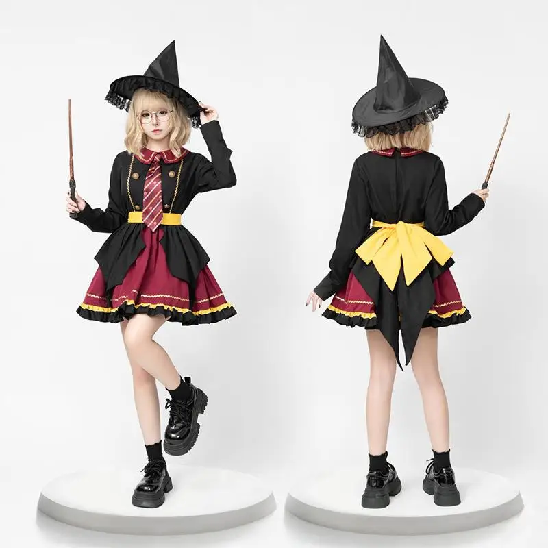 Lolita loween Girl's House Costume da strega Dr Performance Outfit Costume tradizionale cinese da donna